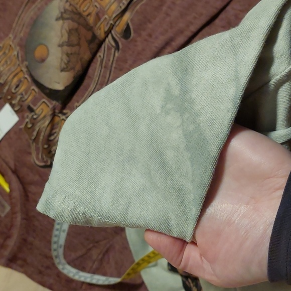 The Mountain Men's Forest Owl Light Sage Green SS Graphic T-shirt EUC Size M - Picture 10 of 10